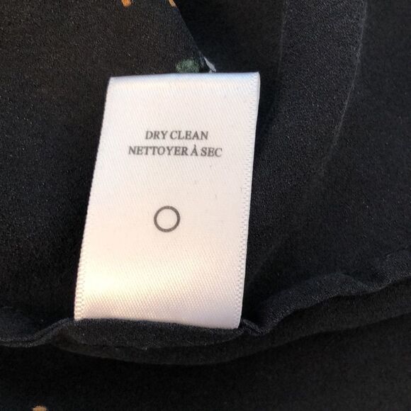 A.L.C. Silk Floral Black Spaghetti Strap Tank Top - Picture 12 of 12